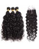 Dope Water Wave Hair Bundles with 4x4 closure