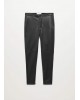 Slim-fit faux leather trousers