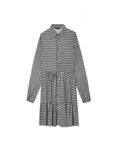 Short checked dress