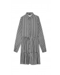 Short checked dress