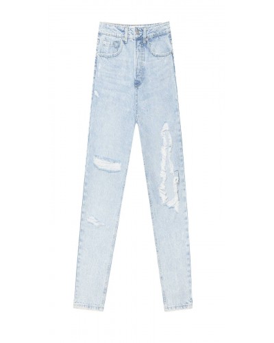 Ripped mom jeans