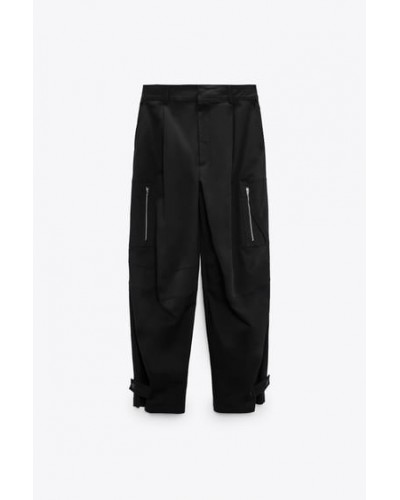 CARGO TROUSERS WITH ZIPS