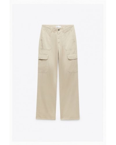STRAIGHT-FIT CARGO TROUSERS