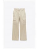 STRAIGHT-FIT CARGO TROUSERS
