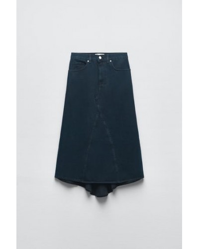 DENIM SKIRT  INK BLUE