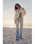 Flare Low-Rise Full Length Jeans