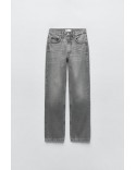 HIGH-RISE STRAIGHT-FIT TRF JEANS